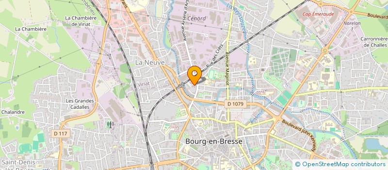 localisation de l'entreprise MADAME TWINKEL DHARMINDER à BOURG-EN-BRESSE