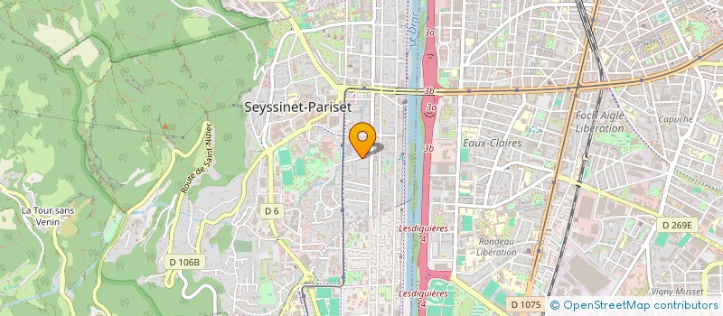 localisation de l'entreprise MADAME TYANA PANTAROTTO  SEYSSINET-PARISET