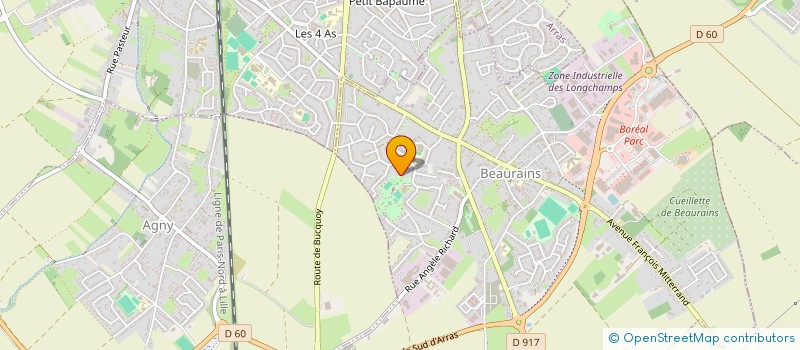 localisation de l'entreprise MADAME TYFAINE HUCHETTE à BEAURAINS