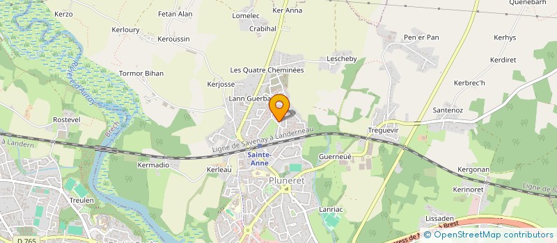 localisation de l'entreprise MADAME TYFENN DENDELE  PLUNERET