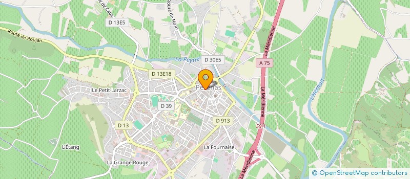 localisation de l'entreprise MADAME TYFFANIE CARTOLARO à PEZENAS