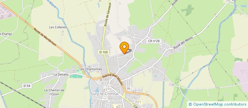 localisation de l'entreprise MADAME TYFFANIE MOLLIN à SURY-LE-COMTAL