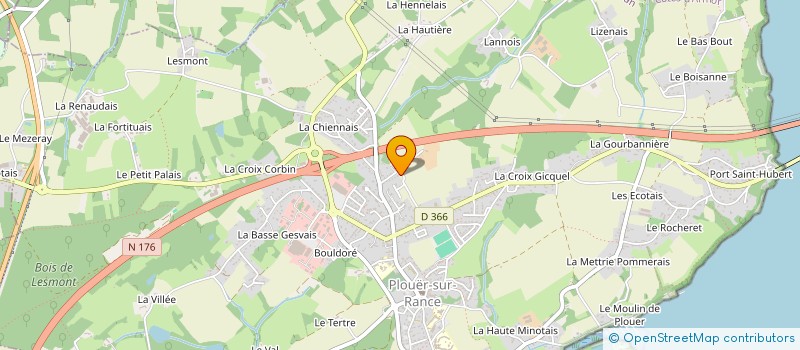 localisation de l'entreprise MADAME TYPHAINE BENIS  PLOUER-SUR-RANCE