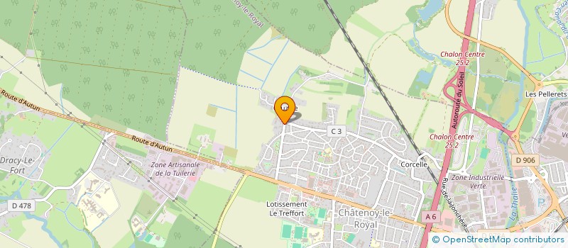 localisation de l'entreprise MADAME TYPHAINE BOURDIN  CHATENOY-LE-ROYAL