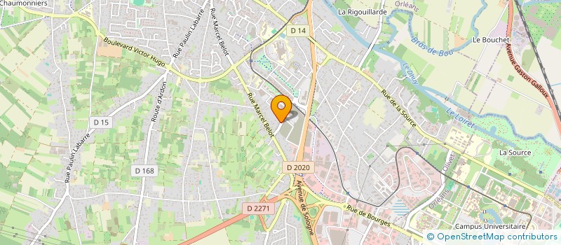 localisation de l'entreprise MADAME TYPHAINE CORREIA à OLIVET
