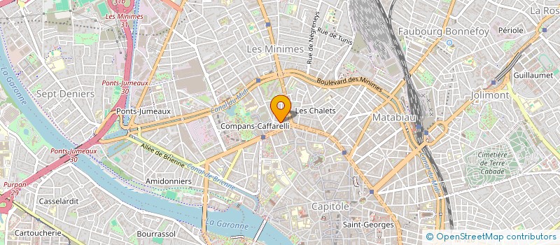 localisation de l'entreprise MADAME TYPHAINE DE BANCAREL  TOULOUSE