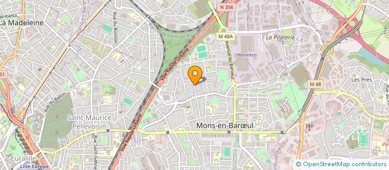 localisation de l'entreprise MADAME TYPHAINE DELECOURT  MONS-EN-BARUL