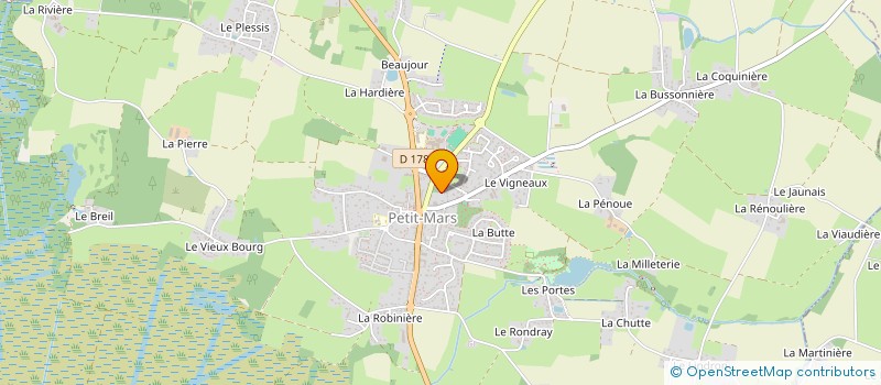 localisation de l'entreprise MADAME TYPHAINE DUPE  PETIT-MARS