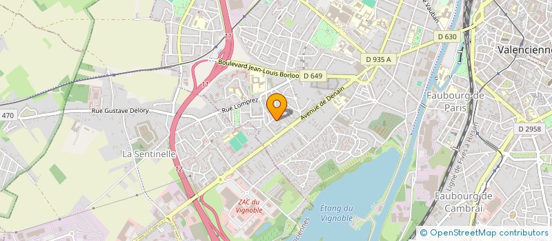 localisation de l'entreprise MADAME TYPHAINE ERCOLANO  VALENCIENNES