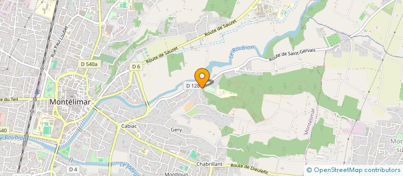 localisation de l'entreprise MADAME TYPHAINE GAC  MONTELIMAR