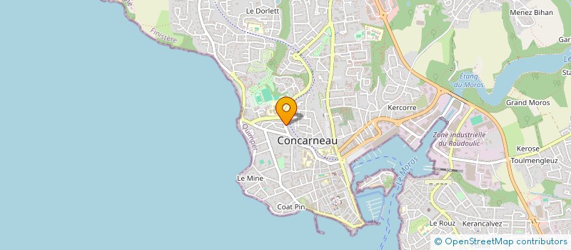 localisation de l'entreprise MADAME TYPHAINE LANDREIN  CONCARNEAU