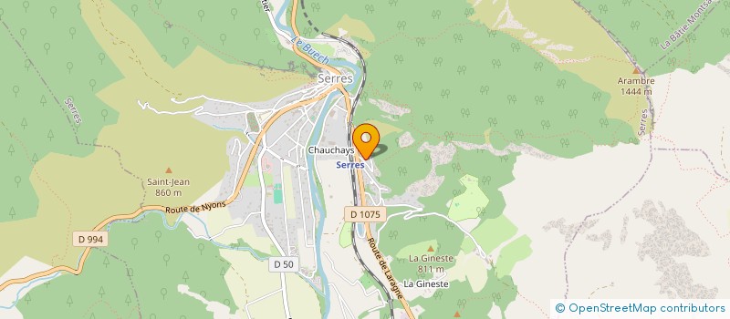 localisation de l'entreprise MADAME TYPHAINE LAVAUZELLE  SERRES