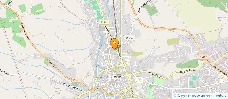 localisation de l'entreprise MADAME TYPHAINE LEMONNIER à LISIEUX