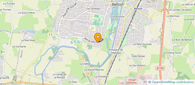 localisation de l'entreprise MADAME TYPHAINE LERESTEUX  BETTON