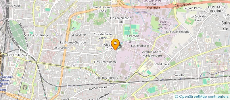 localisation de l'entreprise MADAME TYPHAINE LLINARES à ORLEANS