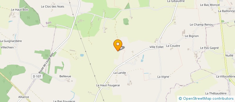 localisation de l'entreprise MADAME TYPHAINE LOUET à BAIS