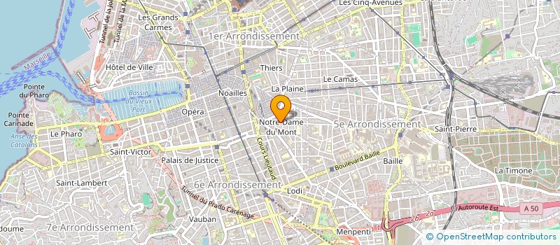 localisation de l'entreprise MADAME TYPHAINE LOUISFERT  MARSEILLE