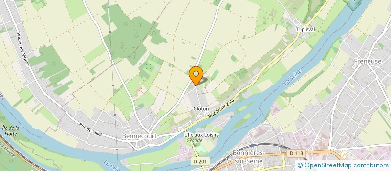 localisation de l'entreprise MADAME TYPHAINE MOISAN  BENNECOURT