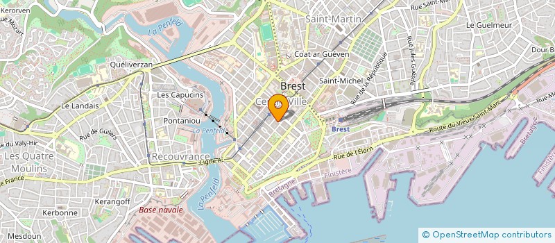 localisation de l'entreprise MADAME TYPHAINE MORGANTI à BREST