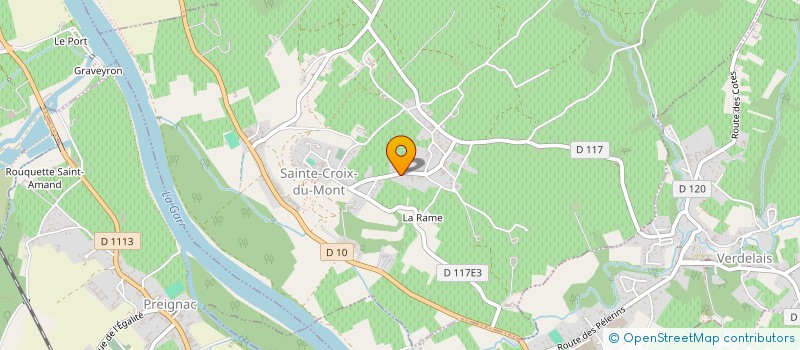 localisation de l'entreprise MADAME TYPHAINE RIEDI  SAINTE-CROIX-DU-MONT