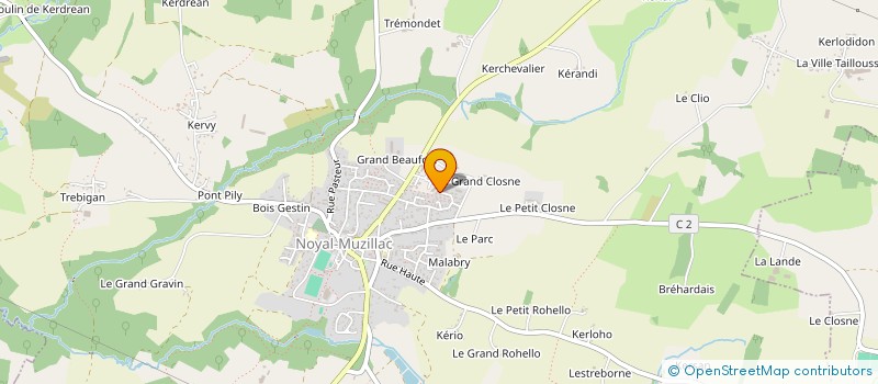 localisation de l'entreprise MADAME TYPHAINE RYO  LE GUERNO