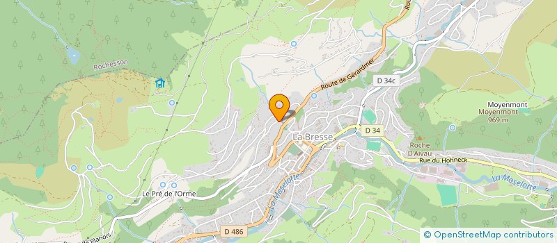 localisation de l'entreprise MADAME TYPHAINE SCHERLEN  LA BRESSE