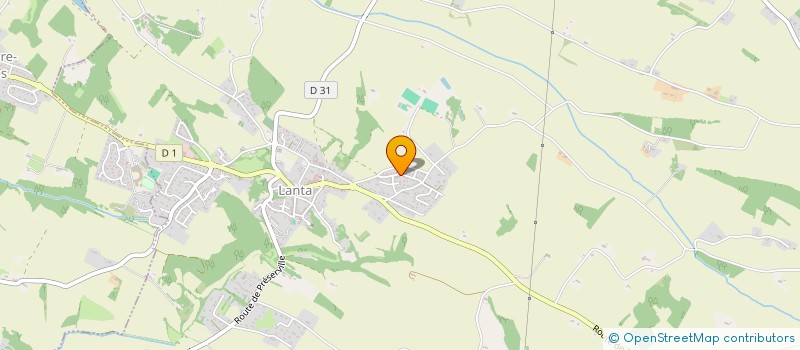 localisation de l'entreprise MADAME TYPHAINE SIMONET  LANTA