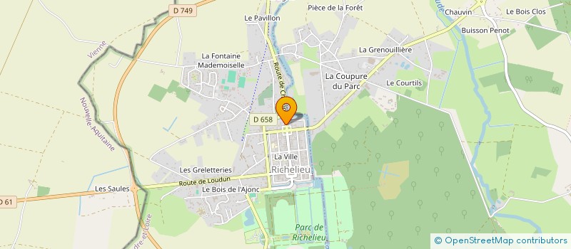 localisation de l'entreprise MADAME TYPHANIE BEAUSSART  VEIGNE