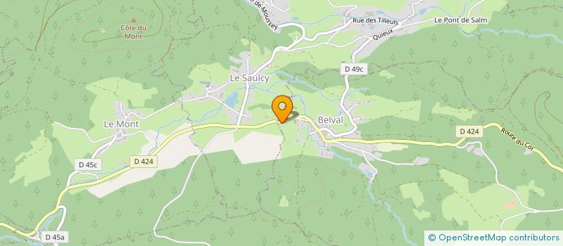 localisation de l'entreprise MADAME TYPHANIE BOULANGER  LE VERMONT