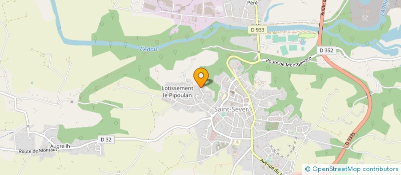 localisation de l'entreprise MADAME TYPHANIE BOURRIER  SAINT-SEVER