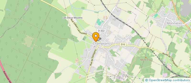 localisation de l'entreprise MADAME TYPHANIE CARNET à CHAMPVANS