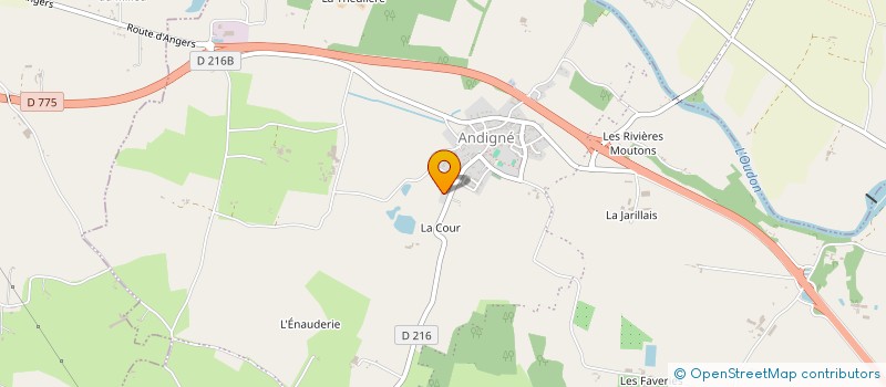 localisation de l'entreprise MADAME TYPHANIE COUBARD  LE LION D'ANGERS