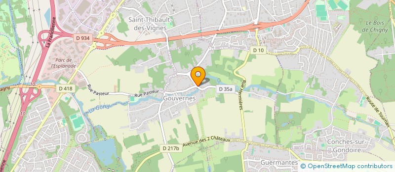 localisation de l'entreprise MADAME TYPHANIE COURTOIS  GOUVERNES