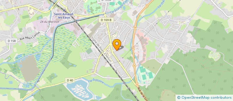 localisation de l'entreprise MADAME TYPHANIE DEBRABANT  SAINT-AMAND-LES-EAUX