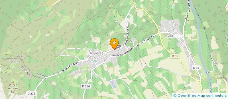 localisation de l'entreprise MADAME TYPHANIE DECALF  ASPERES