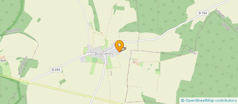 localisation de l'entreprise MADAME TYPHANIE PIGUET à BUGNIERES