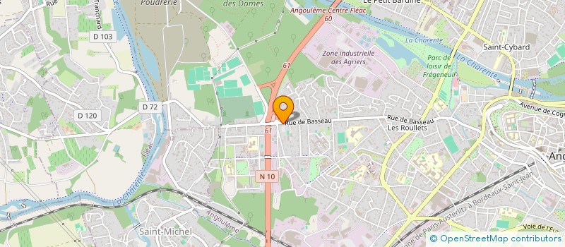 localisation de l'entreprise MADAME TYPHEN GEOFFROY à ANGOULEME