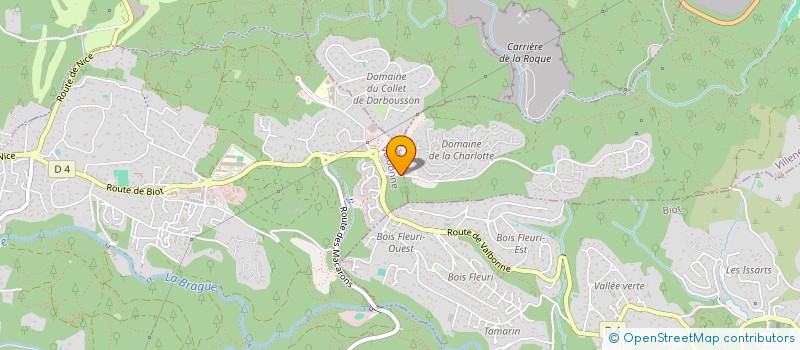 localisation de l'entreprise MADAME TZVETELINA IGNATOVA à VALBONNE