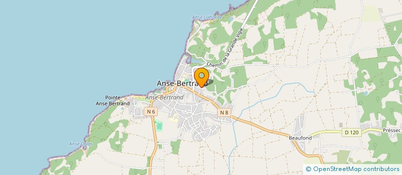 localisation de l'entreprise MADAME UBAL REINE  ANSE-BERTRAND