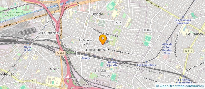 localisation de l'entreprise MADAME UC LY  BONDY