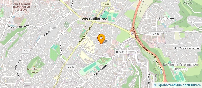 localisation de l'entreprise MADAME UGNE DAUNORA à BOIS-GUILLAUME