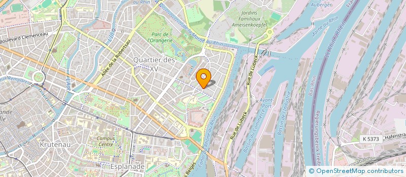localisation de l'entreprise MADAME UGO BONALDI à STRASBOURG