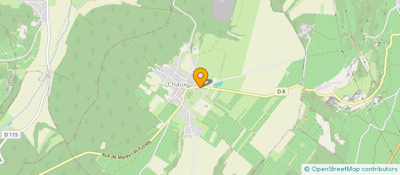 localisation de l'entreprise MADAME UGOLINE VERRAES à CHAUX