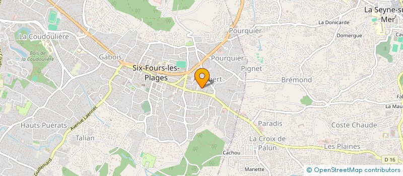 localisation de l'entreprise MADAME ULIA MELARA SOTO à SIX-FOURS-LES-PLAGES