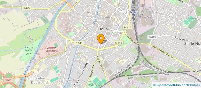 localisation de l'entreprise MADAME ULIANA URSAKII à DOUAI