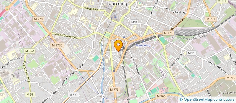 localisation de l'entreprise MADAME ULIYEMI OLOMAJEYE à TOURCOING
