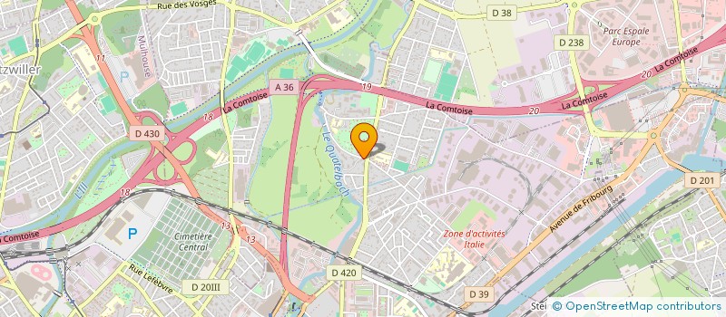 localisation de l'entreprise MADAME ULKU TANSEL  ILLZACH