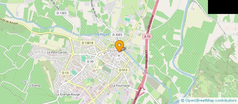 localisation de l'entreprise MADAME ULRIKA OSCARSSON à PEZENAS