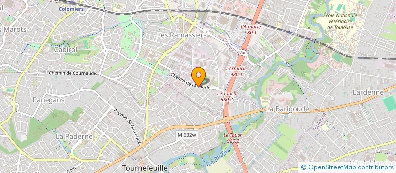 localisation de l'entreprise MADAME ULRIKA RELANDER à COLOMIERS