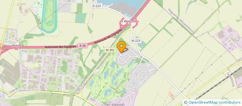 localisation de l'entreprise MADAME ULRIKE BIRKHOLZ  LA WANTZENAU